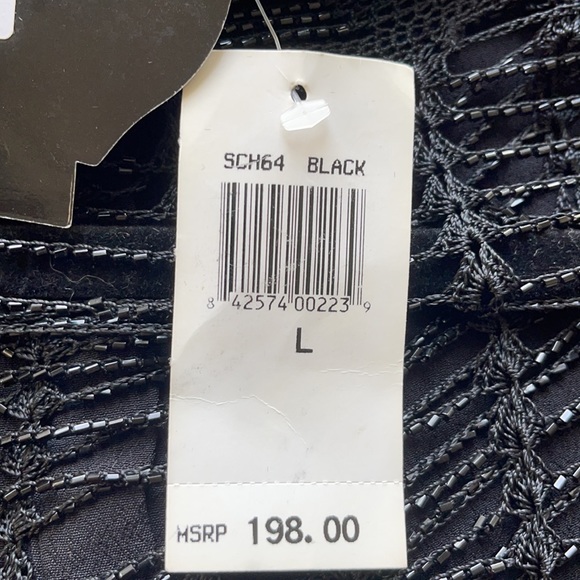 Avenue Montaigne L Beaded top - Picture 5 of 5